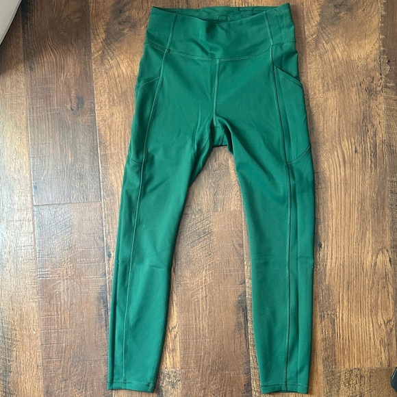 Lululemon Green High-Waisted Leggings - Picture 1 of 8
